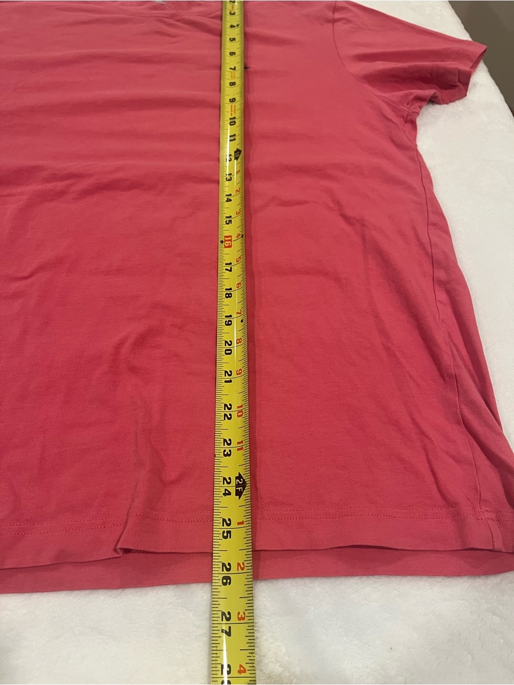 Tommy Bahama Men's Short Sleeve Cotton Spandex Tee - Size Small Coral Pink - Picture 5 of 5